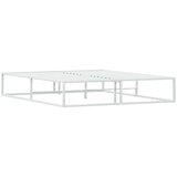 vidaXL Posteljni okvir brez vzmetnice bel 160x200 cm kovinska | Shoptok.si