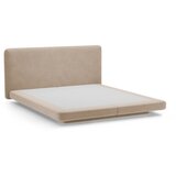 Micadoni Svetlo rjava oblazinjena zakonska postelja 200x200 cm Linea – | Shoptok.si