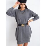 BASIC Feel Good Dress-RV-TU-5184.93P-dark gray | Shoptok.si