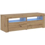 TV ormarić LED boja hrasta 120x35x40 cm konstruirano drvo | shoptok.hr