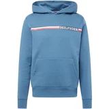 Tommy Hilfiger Sweater majica morsko plava / mornarsko plava / crvena / prljavo bijela