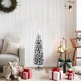  Tanko umjetno božićno drvce sa snijegom zeleno 120 cm PVC | shoptok.hr