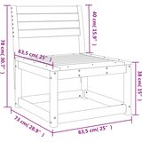  Vrtna sofa od masivne borovine | shoptok.hr