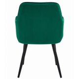 Nana stolica - tamnozeleni baršun / crne noge x 1 | shoptok.hr