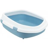  Toalet za mačke sa ramom primo xxl 56x25x71cm plavo beli Cene