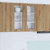 vidaXL viseći ormarić s policom riga umjetnički hrast 80 x 31 x 80 cm | shoptok.hr