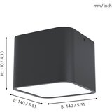 Eglo 99283 - stropno svetlo grimasola 1xE27/28W/230V | Eponuda.com