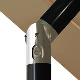  Vrtni suncobran s 3 razine i aluminijskim stupom 3,5m smeđesivi | Eponuda.ba