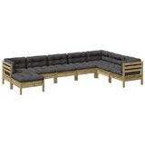  8-dijelni set vrtnih sofa s jastucima od impregnirane borovine | shoptok.hr