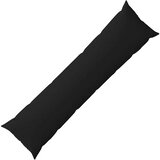  Jastuk s jastukom HEERLEN Crna 40 x 145 cm Tkanina - Crna 40 x 145 cm 1 | shoptok.hr
