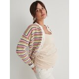 Reserved - Pamučni top - boja kože | shoptok.hr