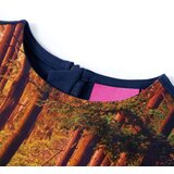  Dječja haljina s dugim rukavima modra 116 | shoptok.hr