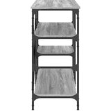  Pekarski stalak siva boja hrasta 90x40x84 cm od drva i metala | shoptok.hr