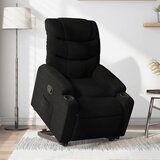 Maison Chic Električni naslanjač - Relax naslanjač s funkcijo vstajanja črn, (22061302) | Shoptok.si