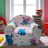  Fotelja Bambi za decu na razvlačenje Stich - roze-beli | Eponuda.com