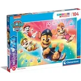 Clementoni puzzle 104 paw patrol brilliant ( CL20190 )