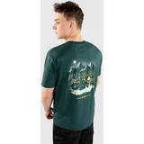Athletics T-shirt lazed green