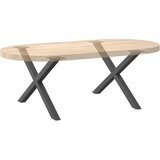 Noge za klub stolić u obliku slova X, 2 kom, antracit, 70 x (42-43) cm, čelik | shoptok.hr