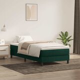 Box Spring krevet bez madraca tamnozeleni 90x210 cm samt | shoptok.hr