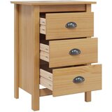  Nočna omarica s predalom HILL Medeno rjava 46 x 35 x 65 cm, (5000209996) | Shoptok.si