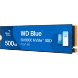 SSD WD Blue SN5000 NVMe M 2 2280, 500GB, PCIe Gen4 16GT/s, up to 4 Lanes