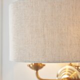  Endon 110726 - Zidna svetiljka HIGHCLERE 2xE14/40W/230V bež/mesing | Eponuda.com