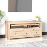 vidaXL TV omarica 114x35x52 cm trdna borovina Cene