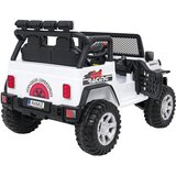  Avto na akumulator Jeep BEAST 4x4 - bel | Shoptok.si