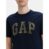 GAP Blue Men's T-Shirt Logo v-ss camo arch tee | Shoptok.si