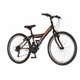 Venssini bicikl parma 24" crno roze | ePonuda.com
