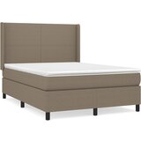 The Living Store Box spring postelja z vzmetnico taupe 140x200 cm blago - Box Spring Postelja, (21503535) | Shoptok.si
