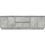 TV ormarić s LED svjetlima siva boja betona 160 5x41x50 cm | shoptok.hr