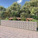  Gabionski zid s poklopcima od pocinčanog čelika 600 x 30 x 100 cm | shoptok.hr