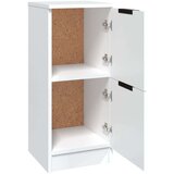  Komode 2 kom bijele 30 x 30 x 70 cm od konstruiranog drva | shoptok.hr