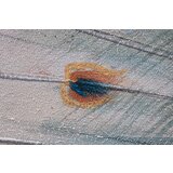 Slikana slika na platnu paun 90x60 cm