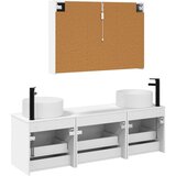  Set ormarića za kupaonicu 4 kom. Bijela Konstruirano drvo | shoptok.hr