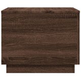 Ormarić za uzglavlje LED boja smeđeg hrasta 50x50x40 cm | shoptok.hr