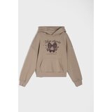 Sinsay Hoodie majica s kapuljačom s printom tre&amp;scaron;anja Slike