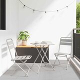  Sklopiva stolica za vrt 2 pcs Bež 42 x 52 x 82cm | shoptok.hr