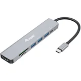 USB-C 7 in 1 Multifunctional Adapter, HDMI 4K /60Hz, USB 3.2 Gen1 x 3 , TF /MICRO SD, 100W USB PD