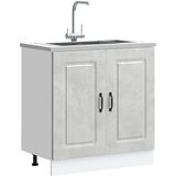 vidaXL Donji ormarić za sudoper Kalmar boja betona 80x46x81 5cm drveni Cijene
