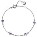  Ženska oliver weber wispy purple zircon narukvica sa ljubiČastim swarovski cirkonima ( 32306.vio ) Cene