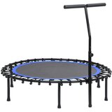  Trampolin za vježbanje s ručkom i sigurnosnim jastučićem 122 cm | shoptok.hr