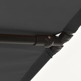  Vrtni suncobran s aluminijskim stupom 180 x 110 cm antracit | shoptok.hr