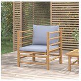  Sofa od bambusa sa svjetlosivim jastucima | shoptok.hr