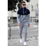 Madmext Gray Men's Tracksuit Set 5302