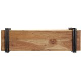  Zidna polica 110x33x45 cm puno drvo bagrem | shoptok.hr
