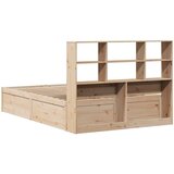 vidaXL Posteljni okvir brez vzmetnice 140x200 cm trdna borovina | Shoptok.si