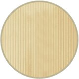  Okrugli tepih svijetli prirodni 80 cm od bambusa | shoptok.hr