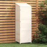 vidaXL Vrtna lopa bela 55x52x174,5 cm trden les jelke 152187 Cene